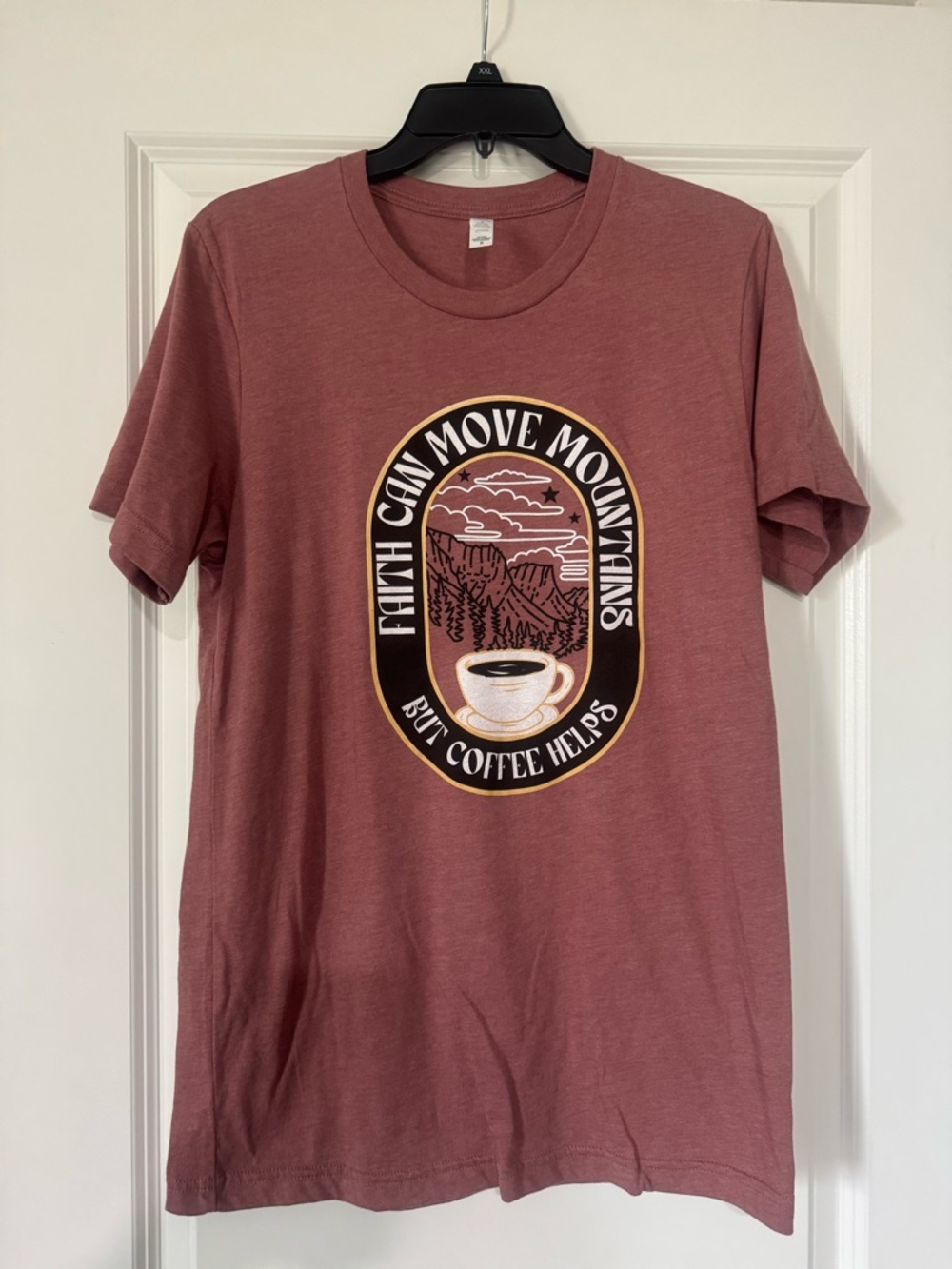 Women’s Dusty Rose Graphic Coffee Tee